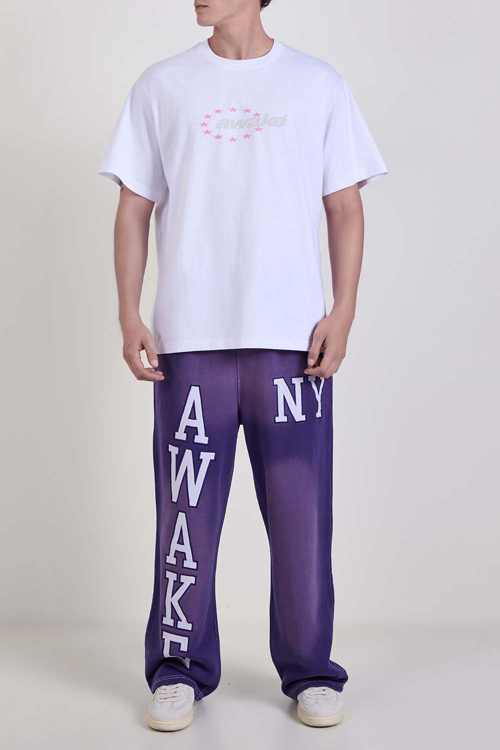 מכנסי ג'וגר בגזרה משוחררת